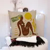 Pillow Nordic Abstract Persian Morocco Cover Yoga Elegant Luxury Women Home Living Room Decor Sofa Throw Case