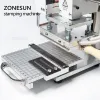 PRESSERS ZONESUN ZS110 Slidbar Workbench Digital Wood Paper PVC Leather Hot Foil Stamping Prägling Bronzing Machine Heat Press Machine