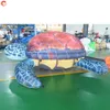 8 m lång (26 ft) med fläktfria fartyg utomhusaktiviteter Big uppblåsbar sköldpadda ballongleksak för avertiseringsdekoration