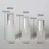 Storage Bottles Transparent Fine Mist Spray Bottle/Emulsion Liquid Bottle Travel Portable Refillable Glass 40ml