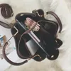 Çanta Vintage Deri Kadın Tote Lüks Sahte Süet Süet Crossbody Bags Bayanlar Çantalar ve Çantalar Kadın Düz Renk Omuz