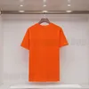 Мужские дизайнерские бренды футболки Tshirt T Roomts Tee Luxury Classic Letter Print Simple Geometry Orange Monogrammed Основная сплошная рукав Slim Fit Clothing Tops Tops