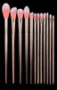 12pcs Rose Gold makeup brushes Set Powder Foundation Blusher Face Make up Brush Contour Concealer Blush Lip Eyeshadow Eyebrow Beau2285349