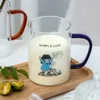 Wijnglazen ins -stijl Cartoon Milk koffie Coffee Coffee Coffee Sap Tea Breakfast Cups Leuke cadeaus drinken