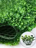 Dekorativa blommor 1pc Artificial Plant Milan Grass Sekretess Skärmväggspaneler Eukalyptus gräsmatta utomhus inomhus trädgårdsstaket bröllop