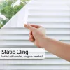 Filmer PVC persienner fönsterfilm Selfadhesive Privacy Window Film Stripe Glass Stickers Opaque Badrum Glasklistermärke Frostat vattentätt