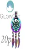 20x CC791 Rainbow Color Dream Catcher Heart Infinity 8 Beads Cage Essental Oil Diffuser Oyster Pearl Cage Locket 8656350