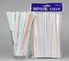 100pcsbag engångsbelastning av plastdryck sugrör 20805cm Multicolor Bendy Drink Straw For Party Bar Pub Club Restaurant5527546