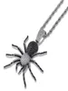 Hip Hop Iced Out Spider Design Pendant ketting met micropave gesimuleerde diamantheren bling party sieraden6439863