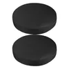 Chair Covers 2 Pcs Cushion Cover Black Vanity Tray Stool Slipcover Chairs Counter