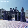 26ft stor Oxford Airblown Flatable Castle Arch Outdoor Palace Building Structure Archway for Party Event Decoration