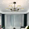 Lustres de lustre LED moderne salon chambre maison intérieur intérieur étoilé ciel romantique de décoration intérieure