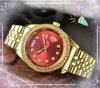 Famous Three Stiches Montres pour hommes Femmes Date Date Heure du quartz Chronographe Corloge Diamonds Dot Dot Président Calendrier Bracelet Wristwatch Montre de Luxe Cadeaux
