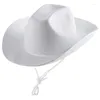 Berets Leichte Feste Farbe Fedora Hüte für Männer Männer dicker Stoff Cowboy mit BriM Western fühlt sich lässig fühlt sich lässig
