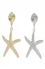 Dangle Chandelier Fashion 2021 Big Exaggerated Shiny Star Drop Earrings For Women Summer Sea Starfish Metal Statement Gift5482737