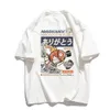Mens Tshirt Magikarp Printed Short Sleeve Summer Japanese Kanji Funny Fish Street TShirt Oversized Tee Men Clothes 240411