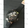 2024 Neuankömmlinge Top Sale Neue Style Watch für Mann Blue Gummi Uhr Mechanische Automatik Armbanduhr