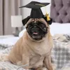 Dog Apparel Fun Pet Hat For Events Adjustable Graduation With Tassel Cats Dogs Cosplay Collar Accessories Party Pos