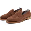 Chaussures habillées British Mandis British Men en cuir en cuir Décoration de gland