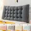 Pillow Solid Color Thick Sofa Home Office Decoration Long Seat High-Quality Tatami Mat Funda Cojin Redondo