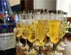 Tass jetables pailles 5 oz en verre en plastique phnom penh gobelet champagne wine rouge fête haut de gamme