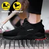 Brand comfortable anti-slip anti-puncture construction work shoes hiking men safety shoes 240409