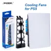 Staat voor PS5 -koelventilator PS5 Console Cooler -fans met LED -indicator voor Sony PlayStation 5 Console Cooling Cooler