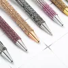 Długopisy 25 szt. Hurtowa prasa metalowa długopis Diamond Multicolor Pen Pen Pen Creative Office Supplies