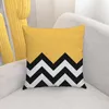 Oreiller motif géométrique couvercle de taie d'oreiller couvercle oreillers décoratifs pour canapé S