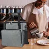 Aufbewahrungstaschen Kaffeemaschine Reisen Koffer Tasche Thermal Isolierte Handtasche Lunchbox Maker Organizer