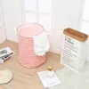 Сумки для стирки полосатые пакеты складная мытья корзина для хранения деть ковша организация Организатор домашняя ванная комната