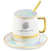 Cups Saucers Nordic White Creative Luxury Kawaii Coffee Cup Royal Turkish Modern Fashion Tea Set Tazas de Cafe Kitchenware