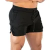 Men entrenamiento de gimnasio pantalones cortos de entrenamiento deportes ropa casual de ropa pantalones cortos de pantalones cortos machos bañadores de natación pantalones cortos 240412