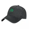 Ball Caps Irish Shamrock Baseball Cap Lucky Logo Hip Hop swobodne mycie czapek żeński styl uliczny