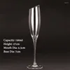 Şarap Gözlükleri 4pcs 190ml Şampanya Flüt Kokteyl Zarif Tasarlanmış El Ücretli Kurşun Ücretsiz Bardak