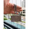 Nouveau bijoux d'arrivée Miami Cubaine Chaîne Exagérée Hip Hop Street Letter Pave Moisanite Pendant