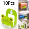 Kitchen Storage 10Pcs Multi-purpose Cartoon Plastic Cleaning Sponge Wall Suction Rack Cup Debris Sink Household Items