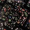 선물 랩 랩 레트로 동물 식물 스크랩북 스티커 DIY 저널 장식 라벨 다이어리 문구 콜라주 카드 제작 스티커