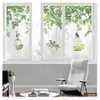 Window Stickers Film Privacy Glass Sticker Heat Insulation And Sunscreen Birds Plants Home Decoration Bathroom