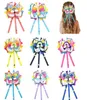 20pcs 55039039 big Rainbow Hair Bow with Clip unicorn Grosgrain Ribbons HairClips for Girls6815743