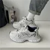 Casual Shoes White Women Platform Chunky Sneakers For Woman Lace-up Tenis Vulcanize Fashion Dad Basket