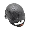 Caps Carbon Fiber Pattern Hard Hats with Visor Construction Safety Helmets for Men Adjustable Vent Bicycle Outdoor Workwear Hardhats