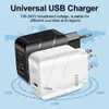 40W PD USB C Szybkie ładowanie QC 3.0 Adapter ładowarki ściennej dla iPhone'a 14 13 Samsung Xiaomi ładowarka USB Szybkie ładowanie