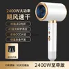 Electric Hair Dryer New high-power 2400W hair dryer salon home blue light non-invasive power generation low noise cylinder H240412