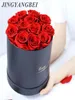 Högkvalitativ 12st 45 cm bevarade eviga rosor med Box Year Valentine039s gåvor Forever Everlasting Rose Wedding Decoration 4548896