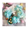 Party Decoration 10st/Lot Macarons Candy Boxes With Ribbon Decorations Wedding Favor Gift Box Baby Shower Favros