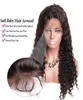 130 Dichtheid Lace voorkant menselijk haarpruiken voor zwarte vrouwen korte pruiken vooraf geplukte natuurlijke haarlijn met babyhaar ombre krullende pruiken6238002
