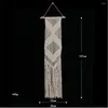 Tapisserier vävande handgjorda hantverk Bohemiska tapestry vägg hängande macrame boho tassel pendent hem dekoration bröllop dekor