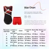 Scena noszona dla dzieci chłopcy gimnastyka z szortami Zestaw baletu taniec stroje Bodysuit Training Activewear Gym Joga Trening Suits