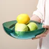 Decoratieve beeldjes Grote capaciteit transparante fruitplaat Voedsel Grade Veilig materiaal Multifunctionele lade Geschikt voor groententraktaties